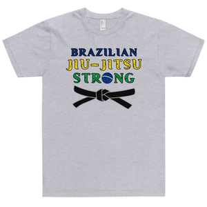 BJJ Strong T-Shirt Workout Apparel Funny Merchandise