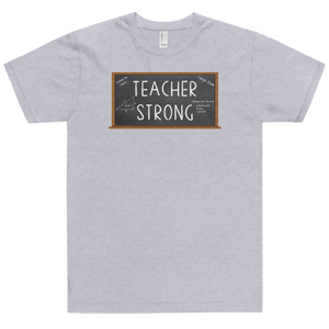 Teacher Strong T-Shirt Workout Apparel Funny Merchandise