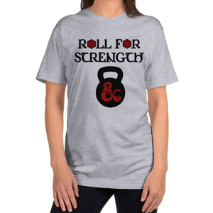 Roll For Strength - Kettlebell T-Shirt Workout Apparel Funny Merchandise