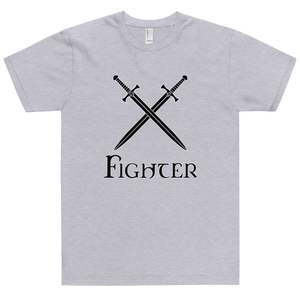 Fighter D&D T-Shirt Workout Apparel Funny Merchandise