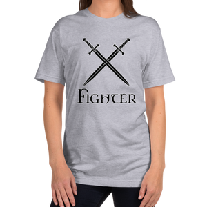 Fighter D&D T-Shirt Workout Apparel Funny Merchandise