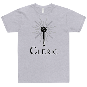 Cleric D&D T-Shirt Workout Apparel Funny Merchandise