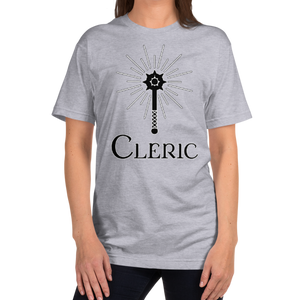 Cleric D&D T-Shirt Workout Apparel Funny Merchandise