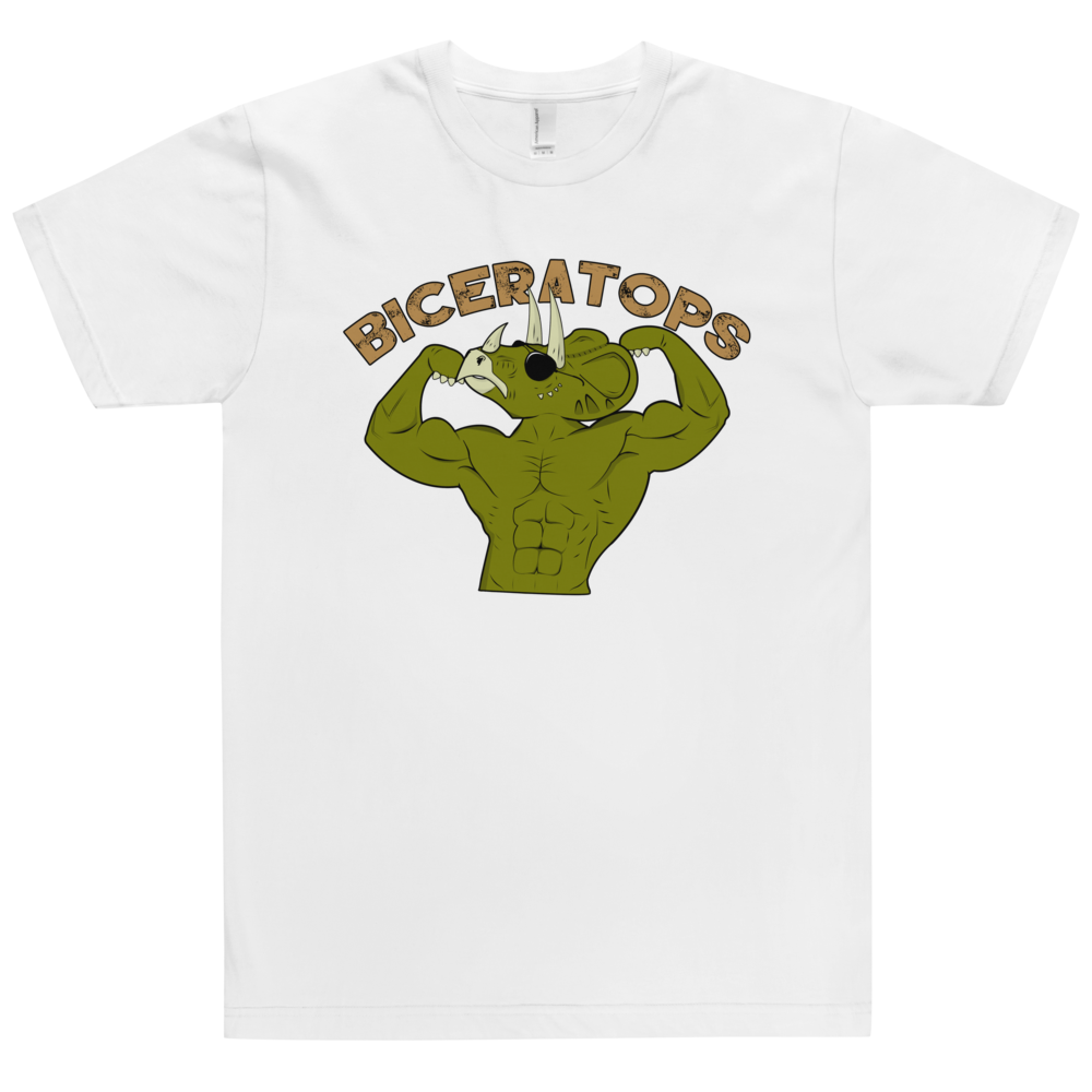 Biceratops T-Shirt Workout Apparel Funny Merchandise