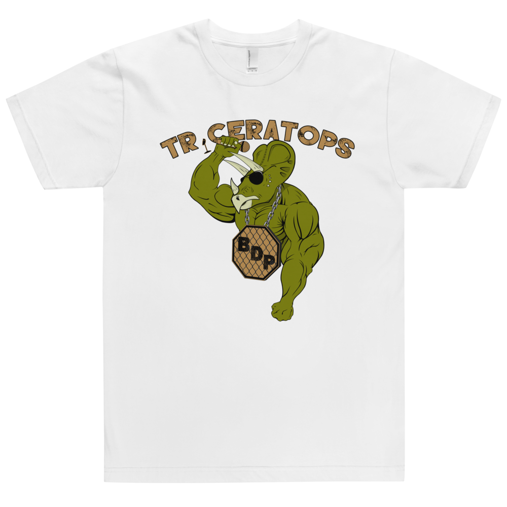 Triceratops T-Shirt Workout Apparel Funny Merchandise