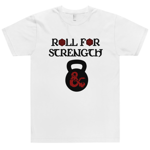 Roll For Strength - Kettlebell T-Shirt Workout Apparel Funny Merchandise