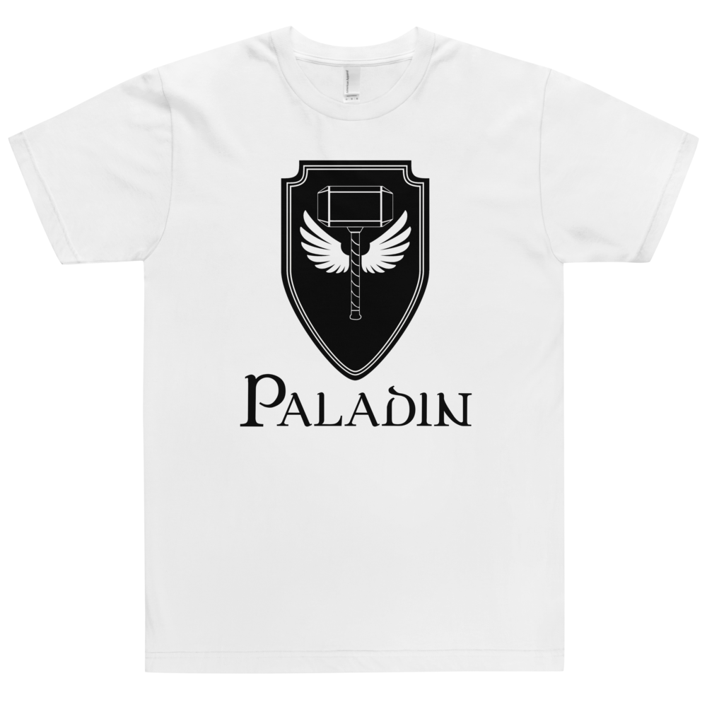 Paladin D&D T-Shirt Workout Apparel Funny Merchandise