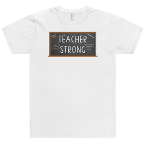 Teacher Strong T-Shirt Workout Apparel Funny Merchandise