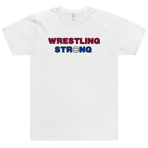 Wrestling Strong T-Shirt Workout Apparel Funny Merchandise