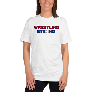 Wrestling Strong T-Shirt Workout Apparel Funny Merchandise