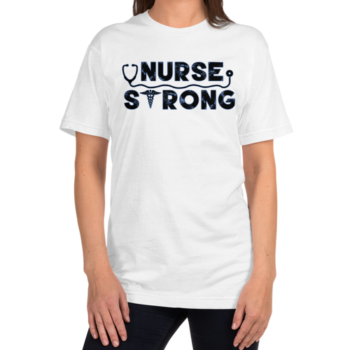 Nurse Strong T-Shirt Workout Apparel Funny Merchandise