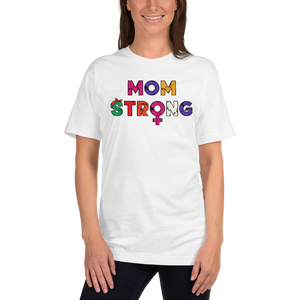 Mom Strong T-Shirt Workout Apparel Funny Merchandise