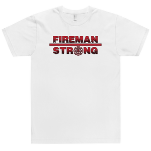 Fireman Strong T-Shirt Workout Apparel Funny Merchandise