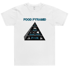 Load image into Gallery viewer, Food Pyramid - SFW - T-Shirt Workout Apparel Funny Merchandise