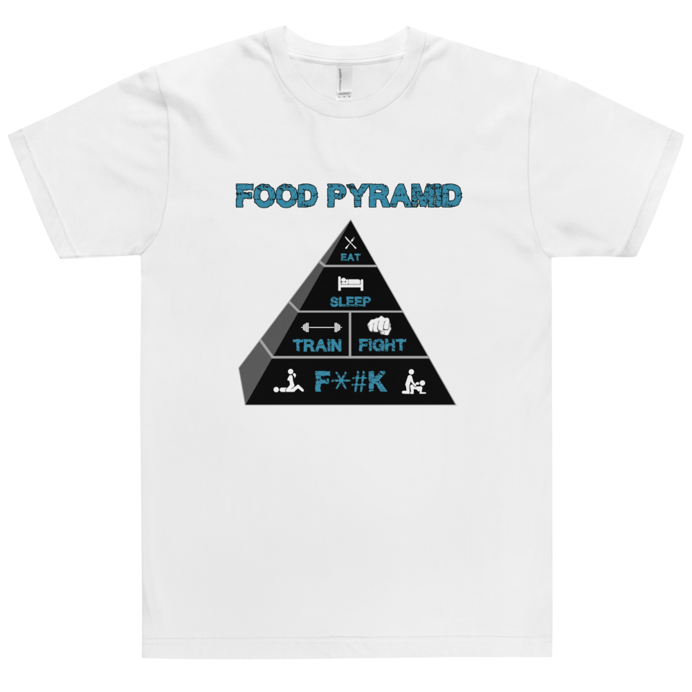 Food Pyramid - SFW - T-Shirt Workout Apparel Funny Merchandise