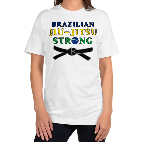 BJJ Strong T-Shirt Workout Apparel Funny Merchandise