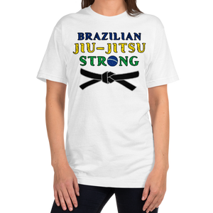 BJJ Strong T-Shirt Workout Apparel Funny Merchandise