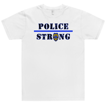 Load image into Gallery viewer, Police Strong T-Shirt Workout Apparel Funny Merchandise