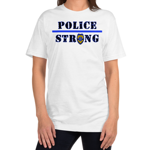 Police Strong T-Shirt Workout Apparel Funny Merchandise