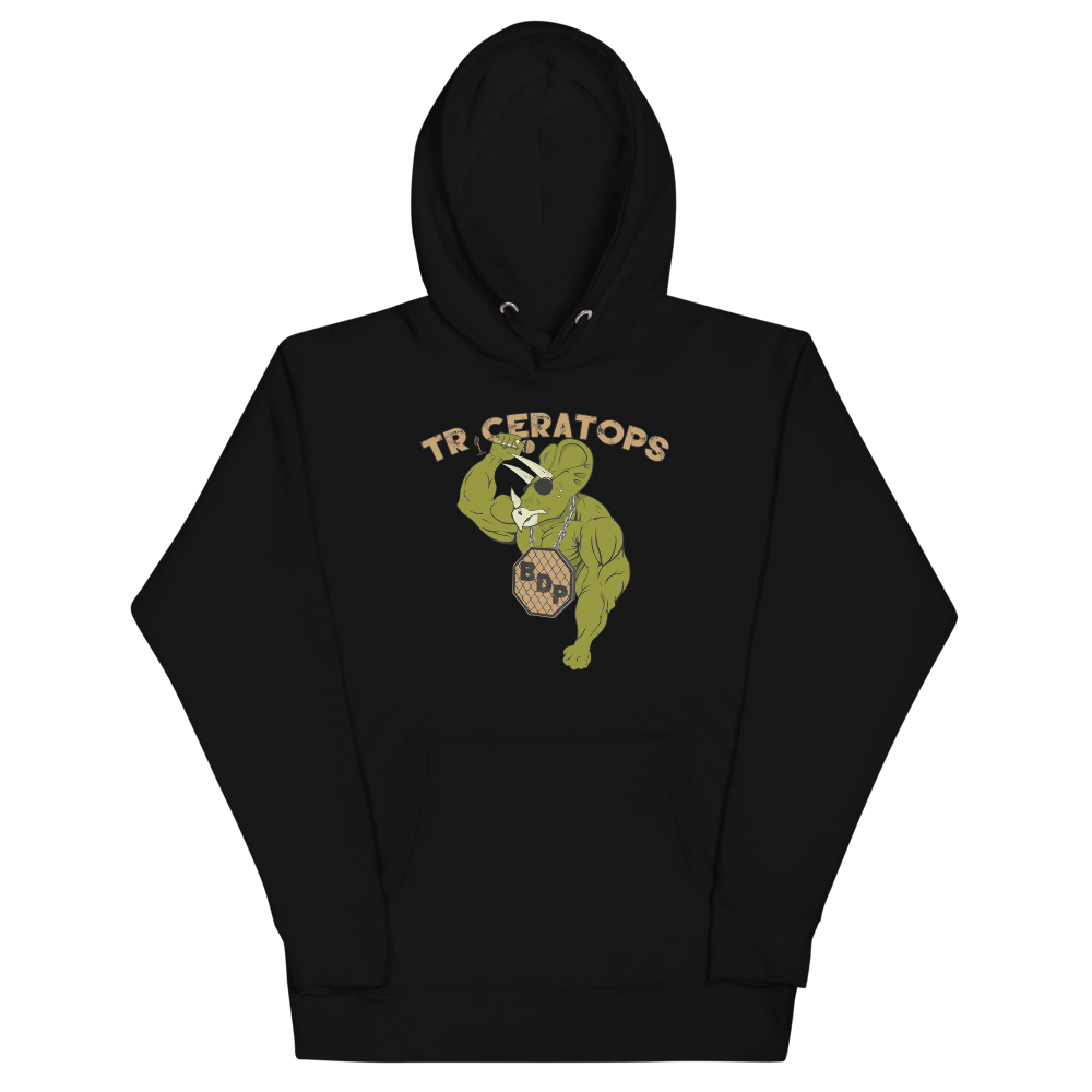 Triceratops Hoodie Workout Apparel Funny Merchandise