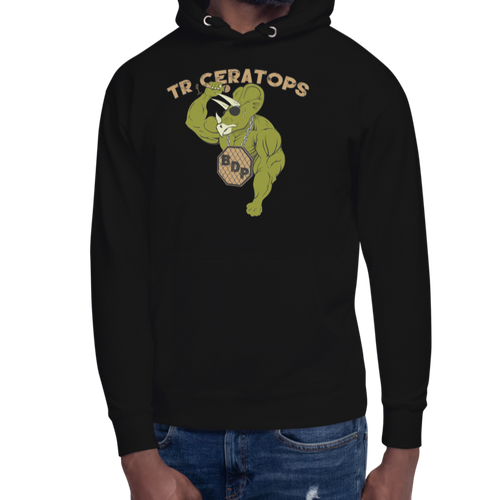 Triceratops Hoodie Workout Apparel Funny Merchandise