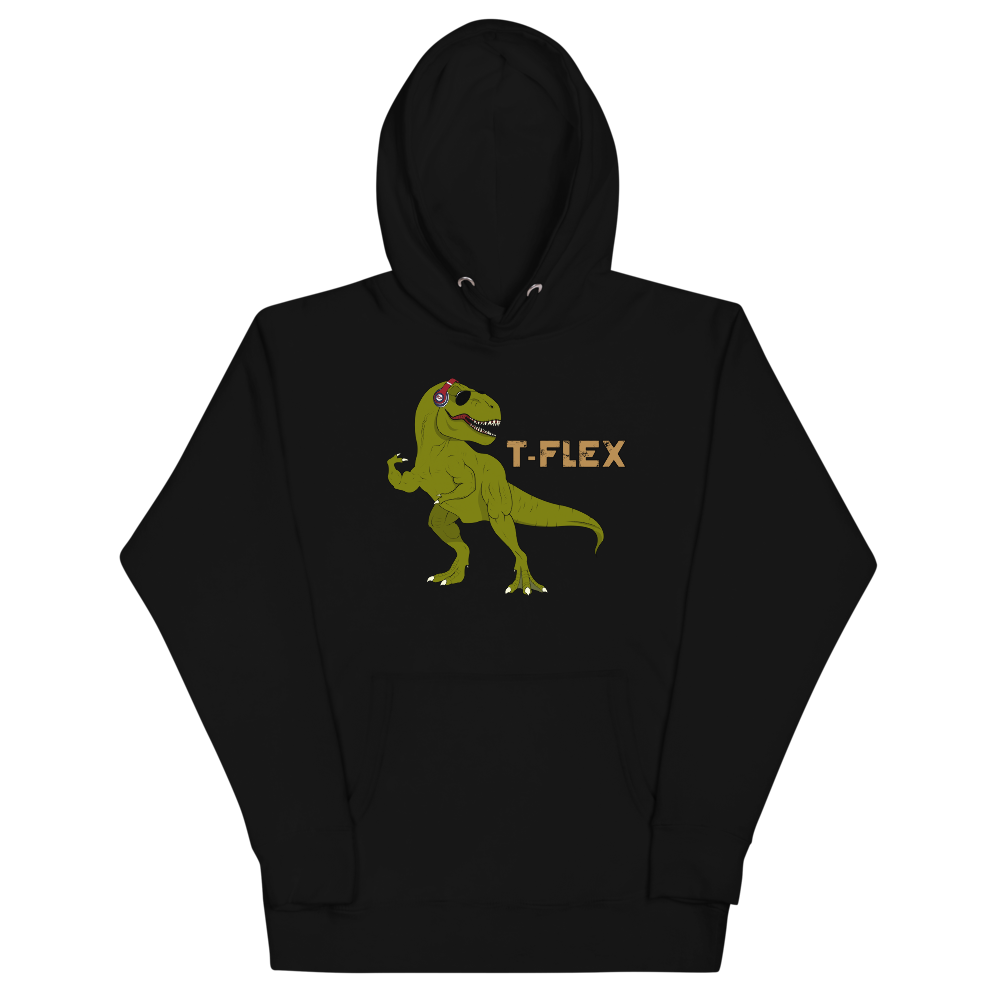 T-Flex Unisex Hoodie Workout Apparel Funny Merchandise