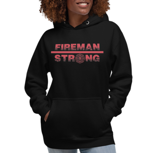 Fireman Strong Unisex Hoodie Workout Apparel Funny Merchandise