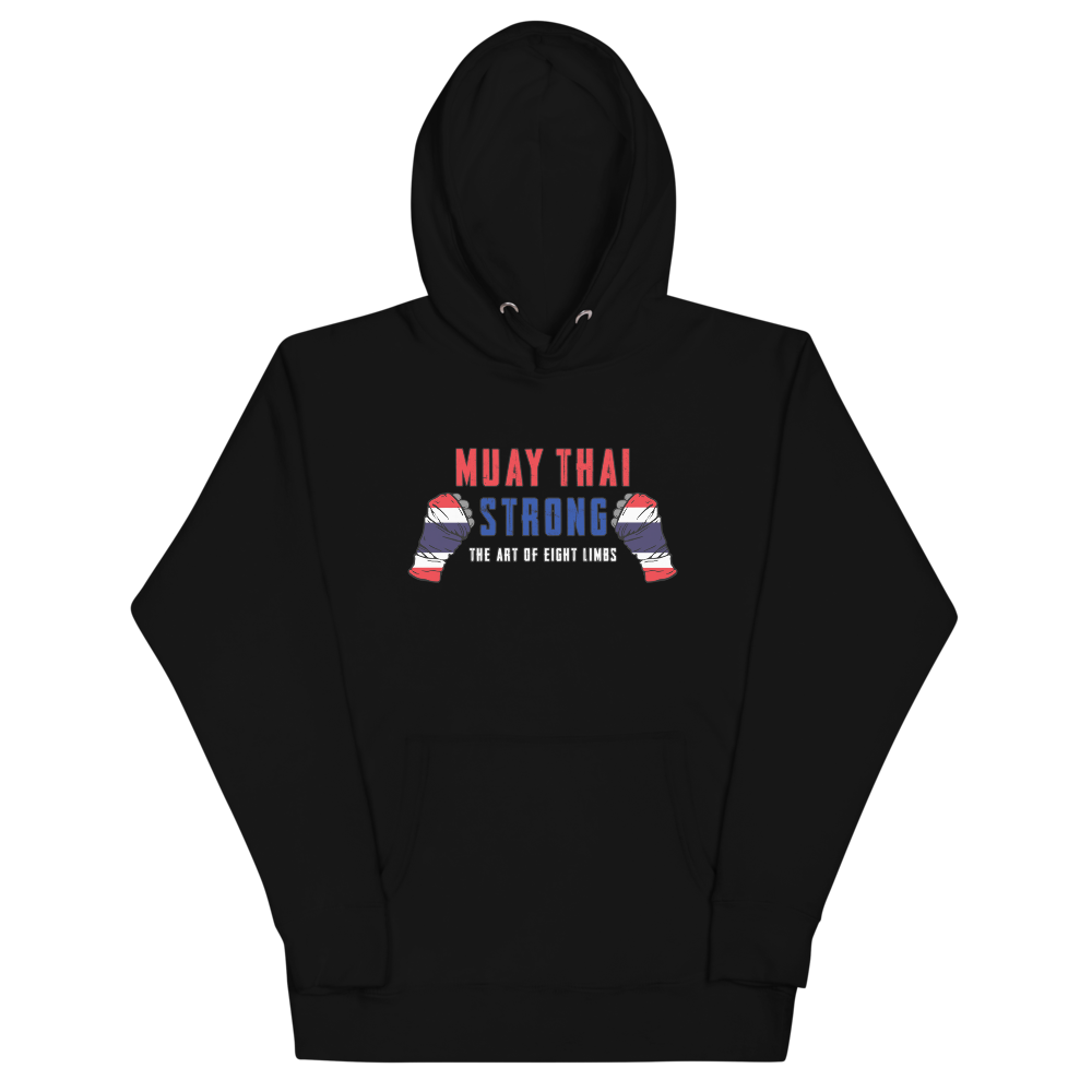 Muay Thai Strong Unisex Hoodie Workout Apparel Funny Merchandise