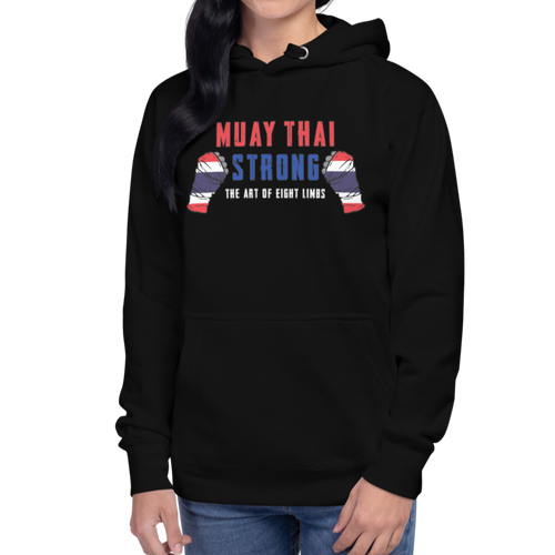 Muay Thai Strong Unisex Hoodie Workout Apparel Funny Merchandise