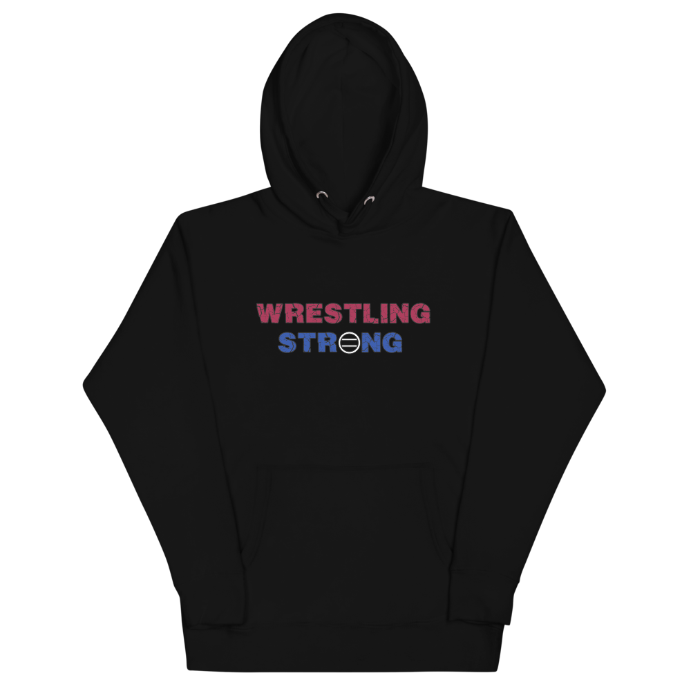 Wrestling Strong Unisex Hoodie Workout Apparel Funny Merchandise