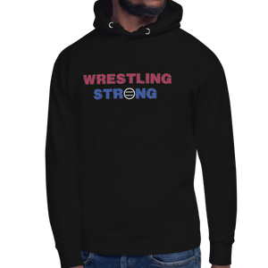 Wrestling Strong Unisex Hoodie Workout Apparel Funny Merchandise