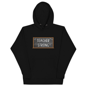 Teacher Strong Unisex Hoodie Workout Apparel Funny Merchandise