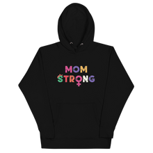 Load image into Gallery viewer, Mom Strong Unisex Hoodie Workout Apparel Funny Merchandise