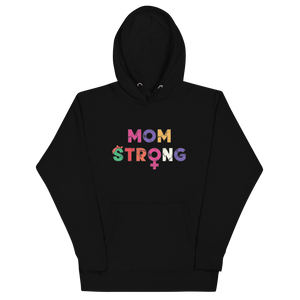 Mom Strong Unisex Hoodie Workout Apparel Funny Merchandise