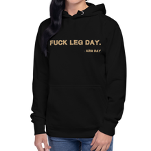 Load image into Gallery viewer, Fuck Leg Day Unisex Hoodie Workout Apparel Funny Merchandise