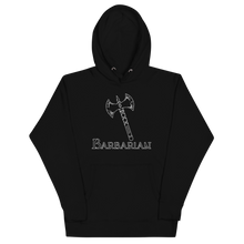 Load image into Gallery viewer, Barbarian D&amp;D Unisex Hoodie Workout Apparel Funny Merchandise