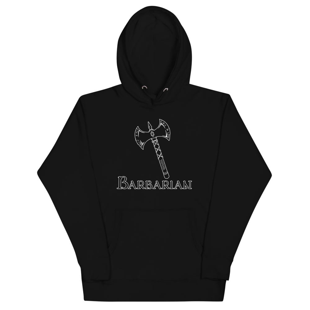 Barbarian D&D Unisex Hoodie Workout Apparel Funny Merchandise