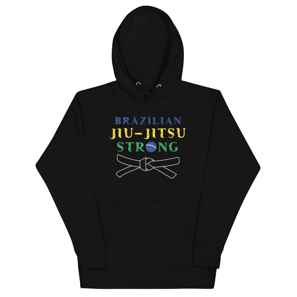 BJJ Strong Hoodie Workout Apparel Funny Merchandise