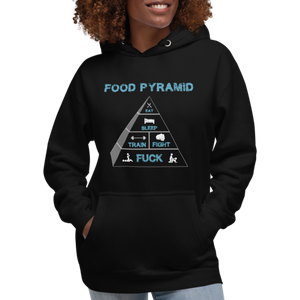 Food Pyramid Unisex Hoodie Workout Apparel Funny Merchandise