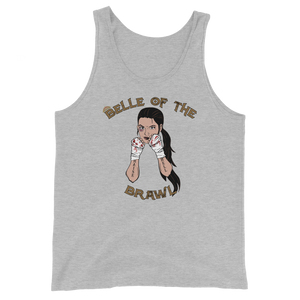 Belle Of The Brawl Tank Top Workout Apparel Funny Merchandise