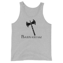 Load image into Gallery viewer, Barbarian D&amp;D Tank Top Workout Apparel Funny Merchandise