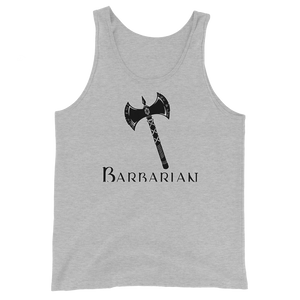 Barbarian D&D Tank Top Workout Apparel Funny Merchandise