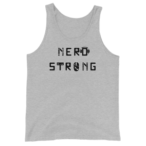 Nerd Strong Tank Top Workout Apparel Funny Merchandise
