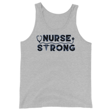 Load image into Gallery viewer, Nurse Strong Tank Top Workout Apparel Funny Merchandise