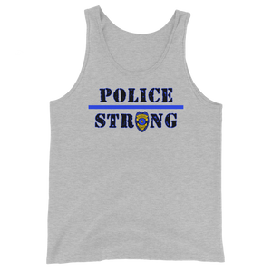 Police Strong Tank Top Workout Apparel Funny Merchandise