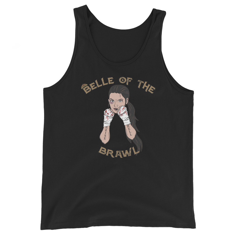 Belle Of The Brawl Tank Top Workout Apparel Funny Merchandise