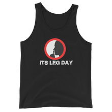 Load image into Gallery viewer, Shhh Its Leg Day Tank Top Workout Apparel Funny Merchandise