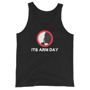 Shhh Its Arm Day Tank Top Workout Apparel Funny Merchandise