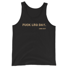 Load image into Gallery viewer, Fuck Leg Day Tank Top Workout Apparel Funny Merchandise