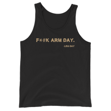 Load image into Gallery viewer, F*#k Arm Day Tank Top Workout Apparel Funny Merchandise